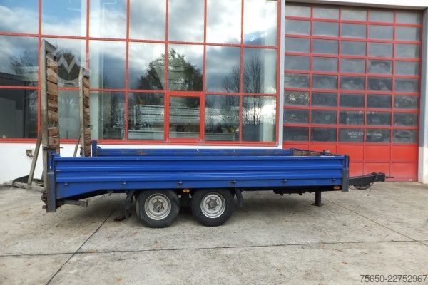 Reboque com plataforma rebaixada Humbaur HBT10  Tandemtieflader