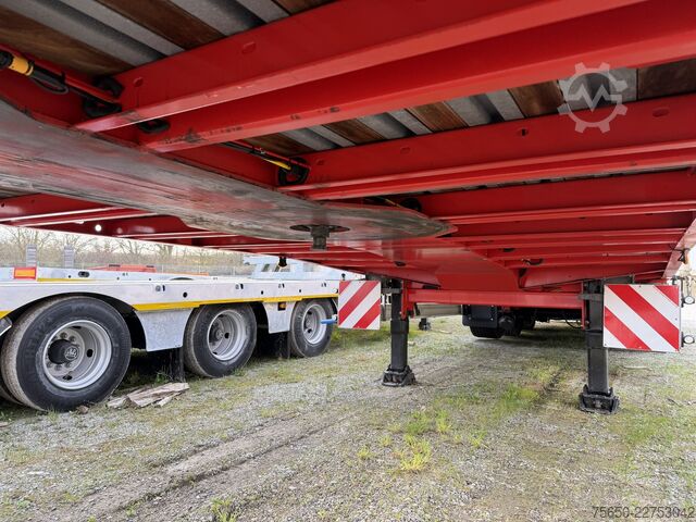 Reboque de plataforma rebaixada Kässbohrer LB3E  3 Achs Mega Satteltieflader, Jumbo, Wenig Benutzt