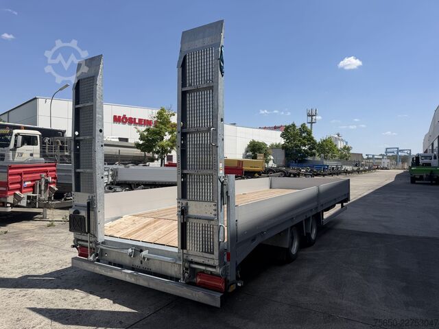 Reboque com plataforma rebaixada Humbaur TBB  14,4 t Tandemtieflader 7,20 m lang, Neuwertig