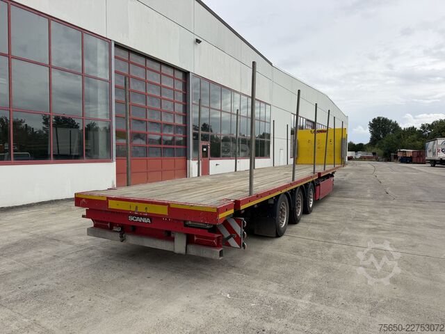 Alçak şasi dorse  t3  3 Achs Satteltieflader Mega