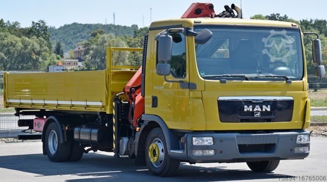 Billenő teherautó MAN TGL 12.220 Kipper 5,05 m + PK 8501 B *TOPZUSTAND