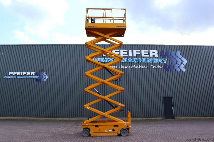 Scissor lift Haulotte Compact 14 Electric, 14m Working Height, 350kg Cap