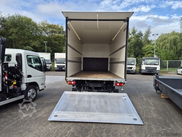 Vrachtwagen met bakwagen Fuso Canter 7C18 Aut., Koffer LBW AHK