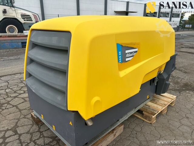Compressore a vite Atlas Coop XAHS 38/XAS88/Baukompressor/12 Bar