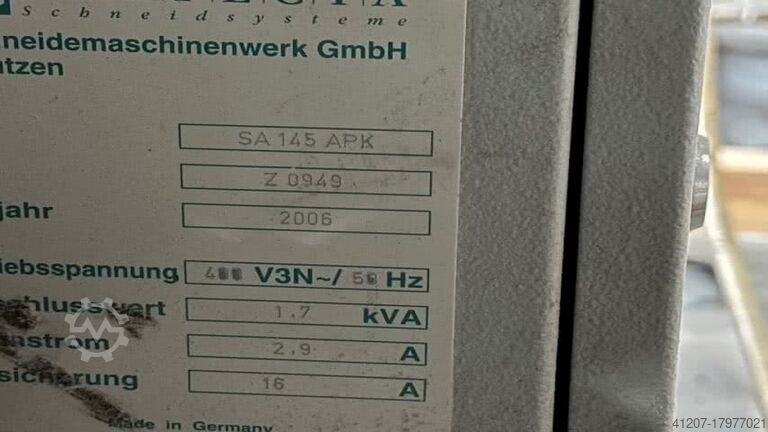 Snijmachine Perfecta SA 145 APK