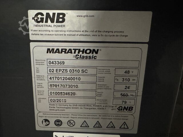 Carretilla retráctil UniCarriers ULS120 480