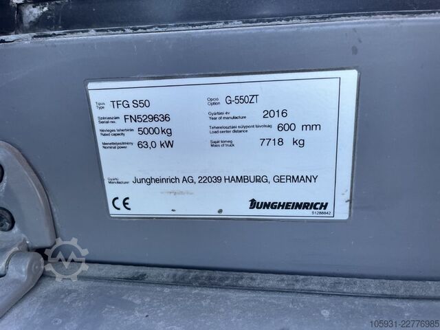 Montacargas de GLP Jungheinrich TFGS50