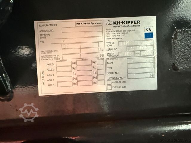 Háromirányú billenő teherautó IVECO Tracker AD380T50 6x4 KH Kipper Bordmatik