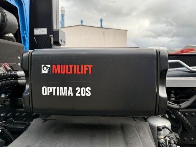 Haakarm vrachtwagen MAN TGS 26.400 6x6 Abrollkipper HIAB Optima 20S