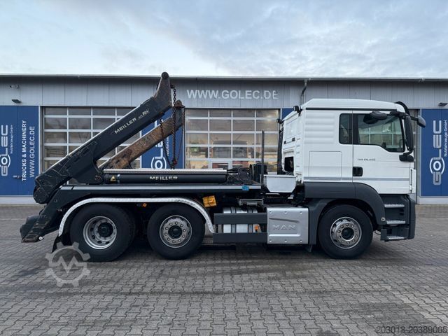 Camion benne MAN TGS 26.460 6x2 Euro 6 Absetzkipper Meiller