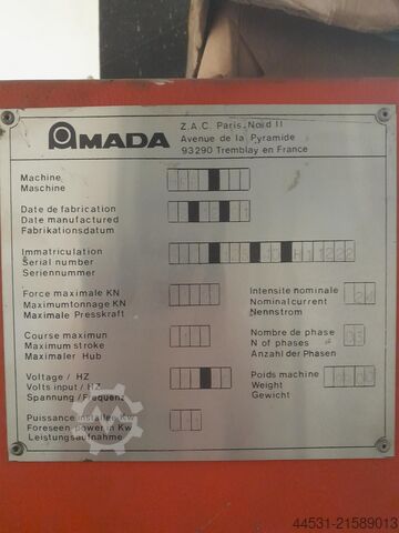 Amada Promecan HFBO 125/40