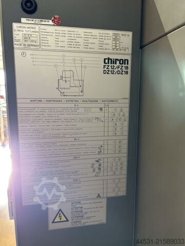Vertikalt bearbetningscenter Chiron FZ 12 W Magnum High Speed