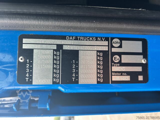 Volumen SCM DAF XF 450 FT SC / 857 dkm / Tacho V2 / 2 Tanks / N...