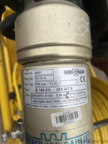Weber-Hyd Hydraulik-Werkzeugsatz Weber-Hydraulic 