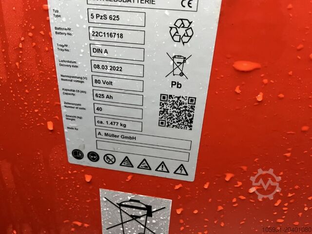 Electric 4-wheel forklift Linde E25L-02