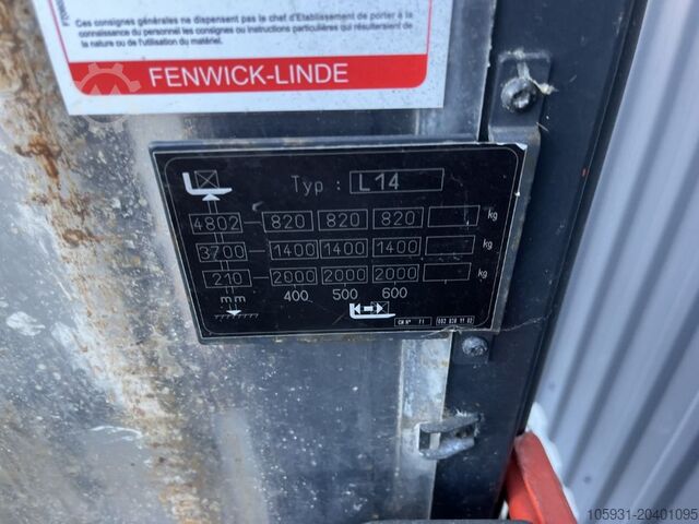 Στοίβαξη πεζών Linde L14L