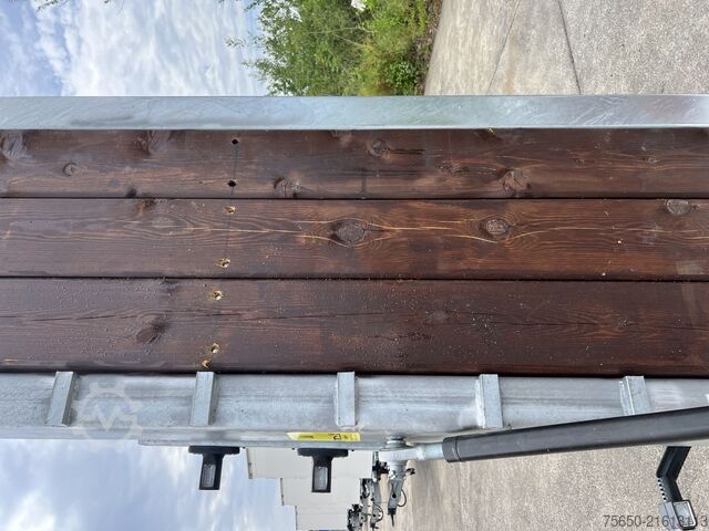 Dieplader oplegger Möslein T 3-8,20 P VB H1  3 Achs Tieflader mit gerader Ladefläche 8,20 m, Neufahrzeug