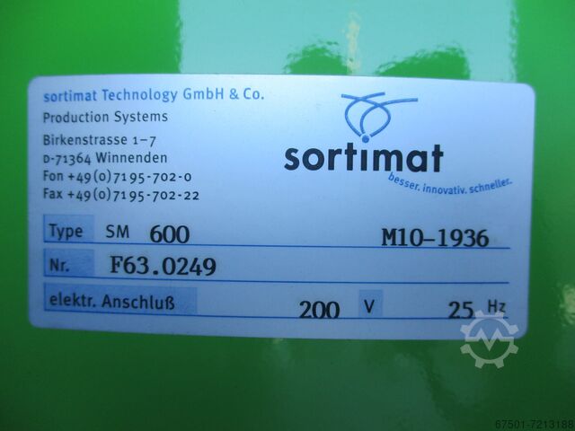 Vibrationsförderer, Sortiergerät, SORTIMAT Wendelförderer SM 600