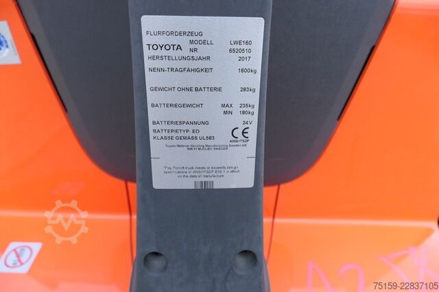 Ruční paletový vozík bt LWE 160 Batterie 17/2026
