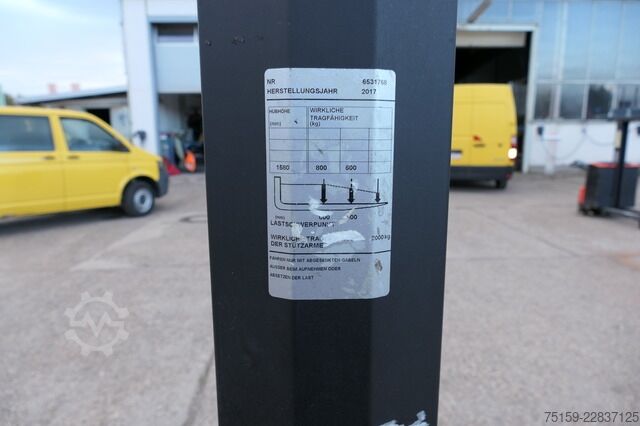 Ruční vysokozdvižný vozík bt SWE 080L Batterie 06/2025