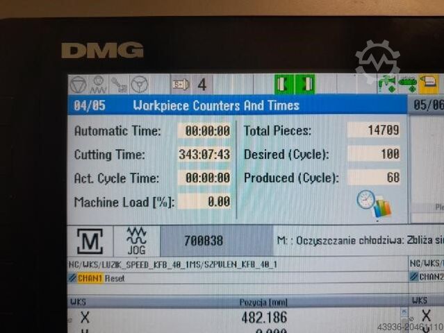 5-osiowa DMG MORI DMF 260-7 DMG MORI DMF 260-7