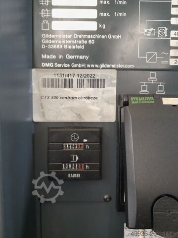 Tornio CNC asse Y DMG MORI CTX 800 DMG MORI CTX BETA 800 4A