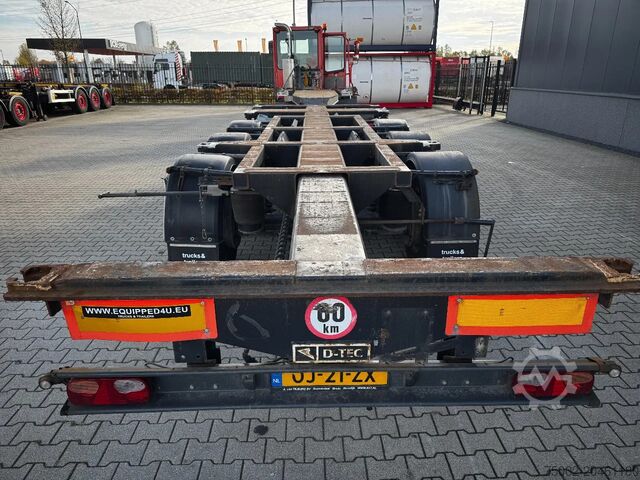Container transportation D-TEC FT-43-03V 45FT High Cube MULTI / BPW + DRUM / L...