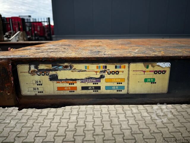 Trasporto di container D-TEC FT-43-03V 45FT High Cube MULTI / BPW + DRUM / L...