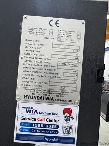 CNC turning and milling center Hyundai WIA L400MC