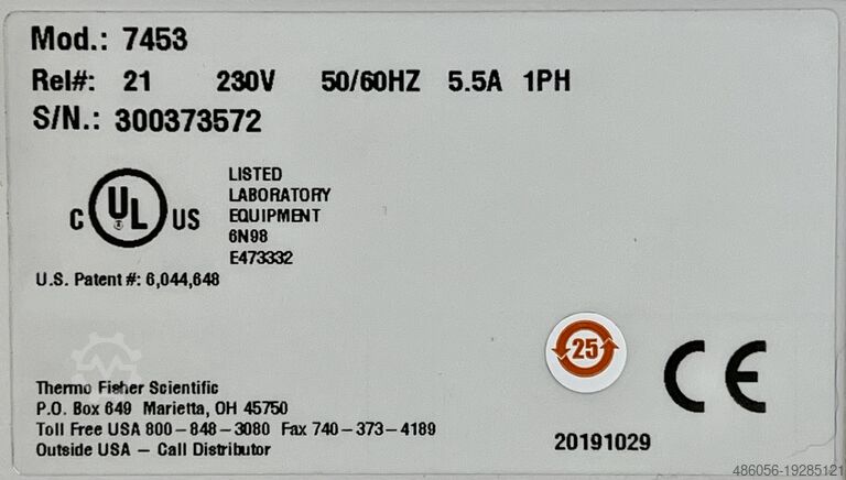 Vriezer met gecontroleerde snelheid Thermo Fisher Scientific Thermo Scientific CryoMed 7453
