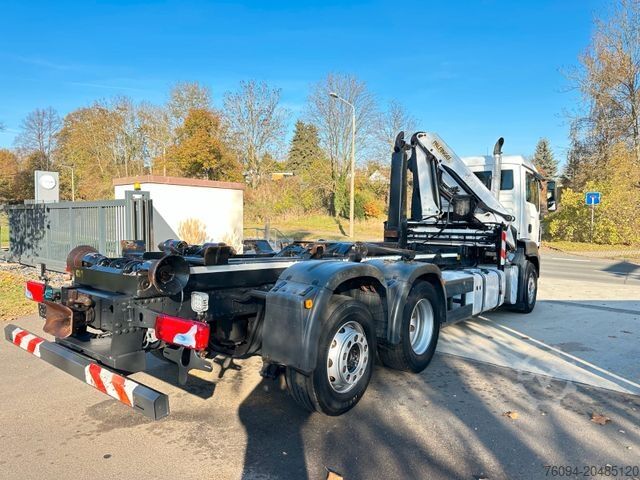 Kamyon üzerine monteli vinç MAN TGS 26.400 6x2 Abrollkipper KRAN FUNK lift/lenk