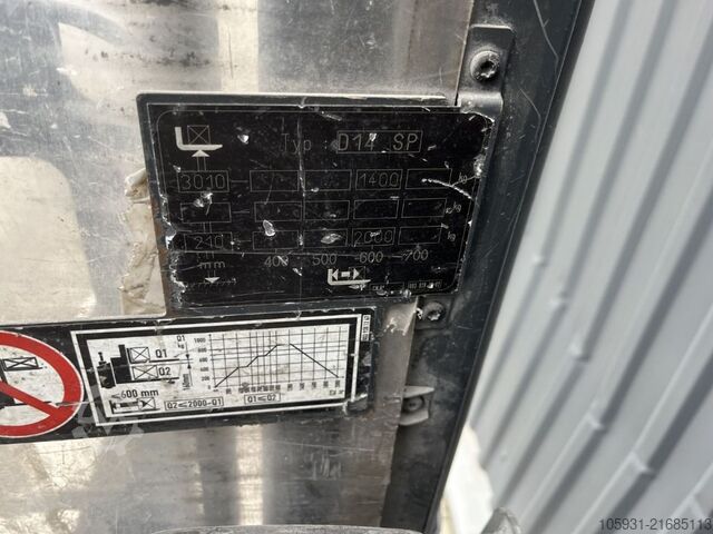 Stand-on stacker Linde D14SP