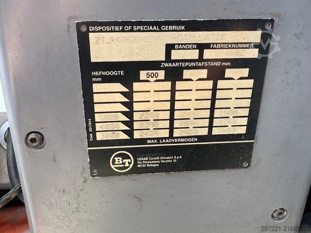 LPG gaffeltrucks BT CBG 2.5