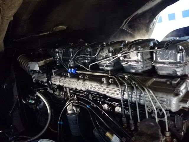 Ανατρεπόμενο φορτηγό Scania 124 420 manual fuelpump