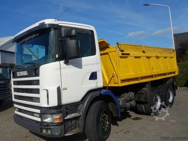 Ανατρεπόμενο φορτηγό Scania 124 420 manual fuelpump