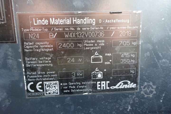Kommissionierer Linde N24 Kommissionierer Flurförderzeug