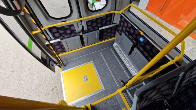 City bus IVECO Daily Heckniederflur Elektro City Stock