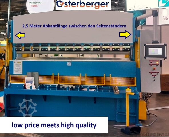 CNC press brake and guillotine shear combination. OSTERBERGER KBA