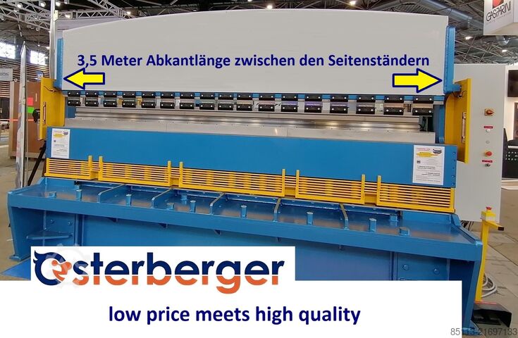 CNC press brake and guillotine shear combination. OSTERBERGER KBA