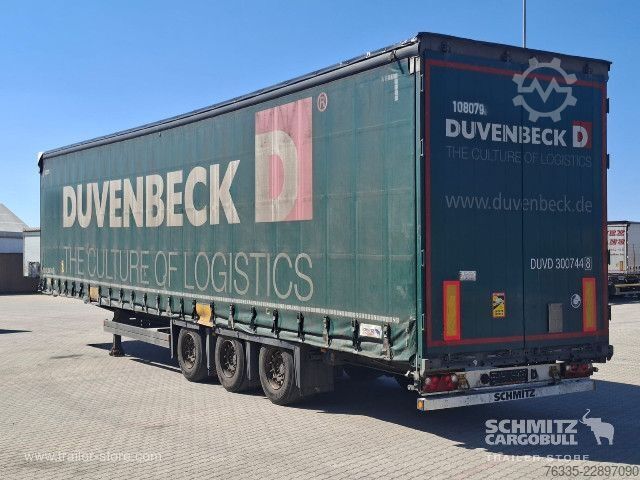 Åben sættevogn med presenning Schmitz Cargobull Curtainsider Mega