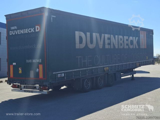 Åben sættevogn med presenning Schmitz Cargobull Curtainsider Mega