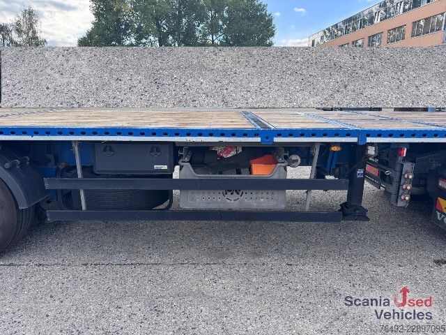 Åben sættevogn Schwarzmüller S1 Pritsche 4,0 m ausziehbar + Ladungsträger 1,5