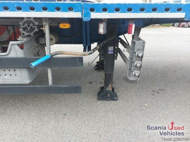 Åben sættevogn Schwarzmüller S1 Pritsche 4,0 m ausziehbar + Ladungsträger 1,5