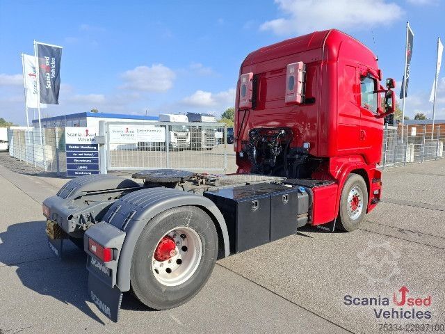 Gevaarlijke stoffen vrachtwagen Scania R 410 LA4x2MNA Full ADR Hydraulik Standklima TOP!!