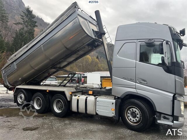 Tipper Volvo FH540 8x4 asfaltbil m/ mtdk k218 2 akslet asfalthe