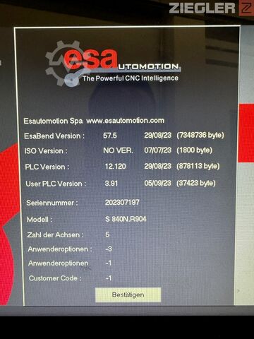 Hidraulikus CNC élhajlító prés DENER XF 30125