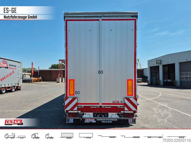 Ημιρυμουλκούμενο χαμηλής φόρτωσης FAYMONVILLE MAX Trailer MAX100 Semi-Tieflader Planenaufbau