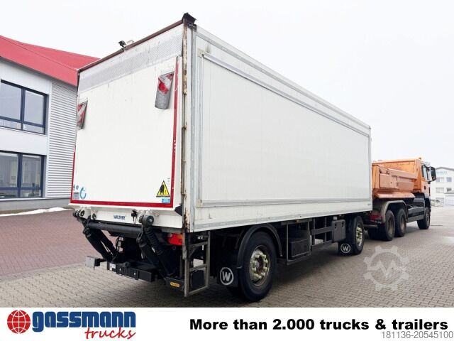 Box trailer  Kofferanhänger mit LBW, Durchladesystem