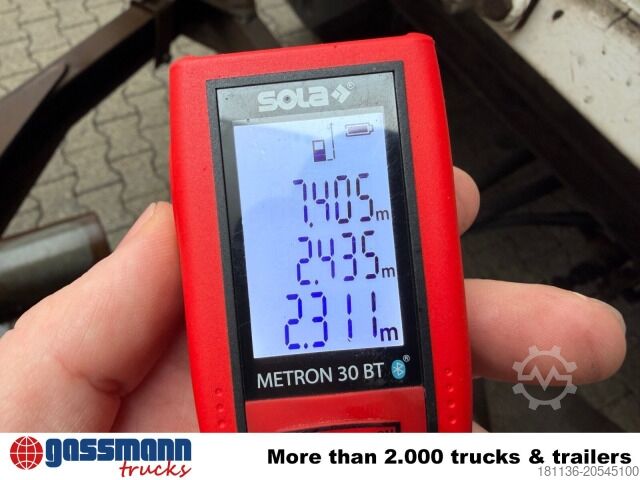 Box trailer  Kofferanhänger mit LBW, Durchladesystem