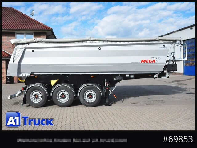 Kipper Auflieger BENALU Mega  25m³ Lift Stahl  SAF 4X4 Allrad 1350mm